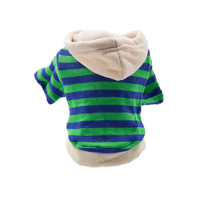 Pet Casual Striped Sweater Warm