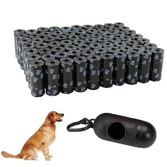 40Roll Dog Poop Bags with Dispenser