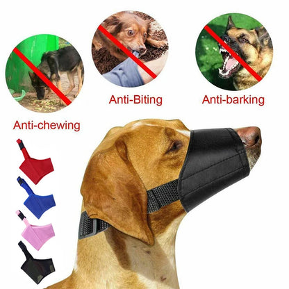 Adjustable Anti Bark Dog Muzzle