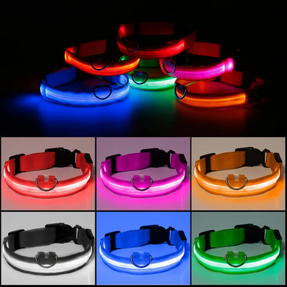 LED Pet Collar Night Safety Light