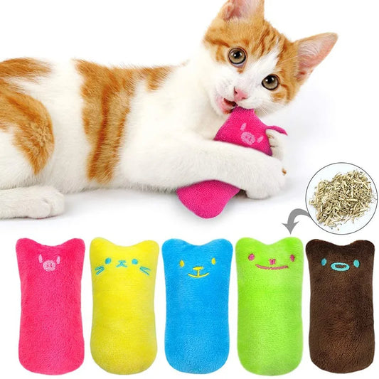 Interactive Catnip Chew Toy - Plush & Fun!