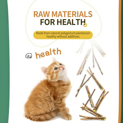 Natural Cat Mint Sticks - Kittens' Favorite Dental Chew Toys