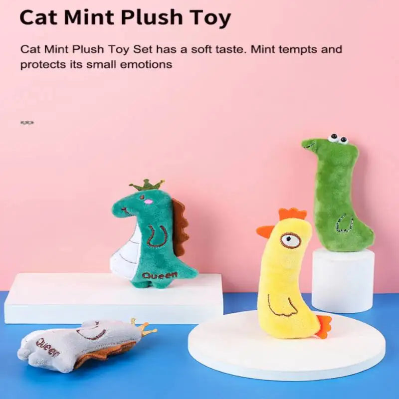 Catnip Toy Cats Products For Pets Cute Cat Toys For Kitten Teeth Grinding Cat Plush Toys Protect Mouth Pet Products Accessories