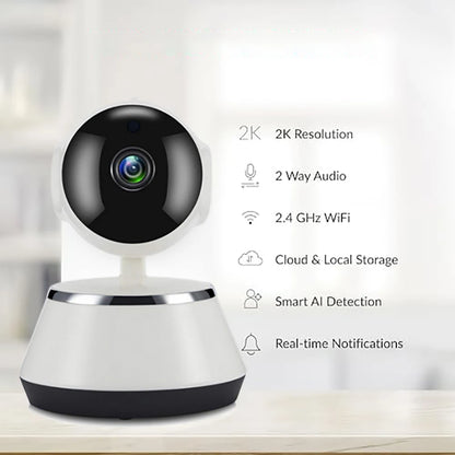 Indoor Pet Dog Camera 2K Home Security with Night Vision For Dog Cat Monitor WiFi Human Pet Works Voice Assistants Pet Camera