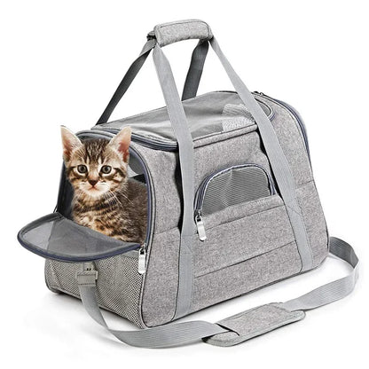 New Pet Bags Portable Cat Bag Dog Going Out Bags Crossbody Pet Bag Breathable Pet Car Bag