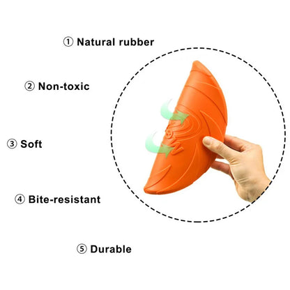 OUZEY Bite Resistant Dog Flying Disc