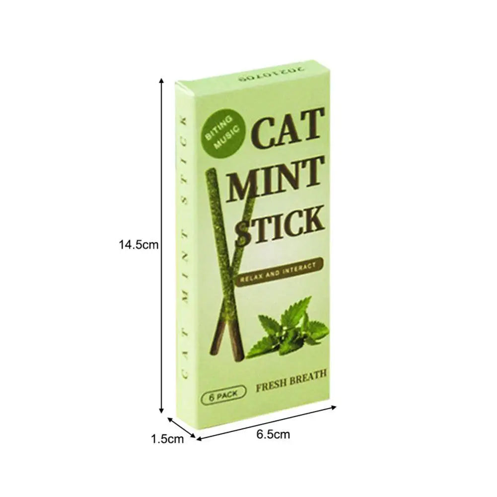 Pet Cat Molar Sticks Natural Mint Sticks Bite-resistant Chews Toys Pet Products For Relieve Anxiety