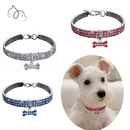 Bling Rhinestone Pet Collars