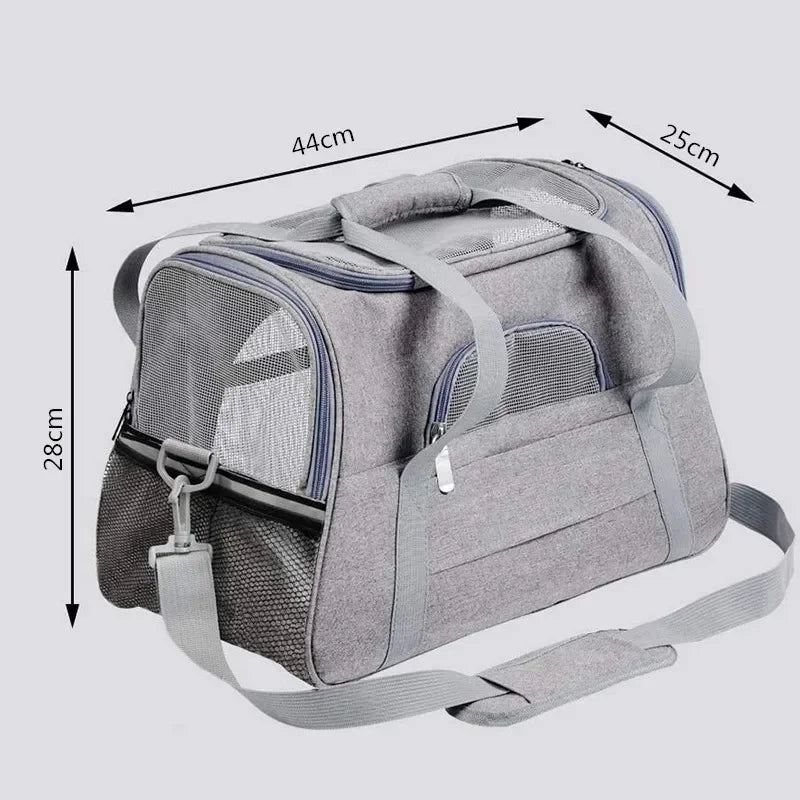 New Pet Bags Portable Cat Bag Dog Going Out Bags Crossbody Pet Bag Breathable Pet Car Bag