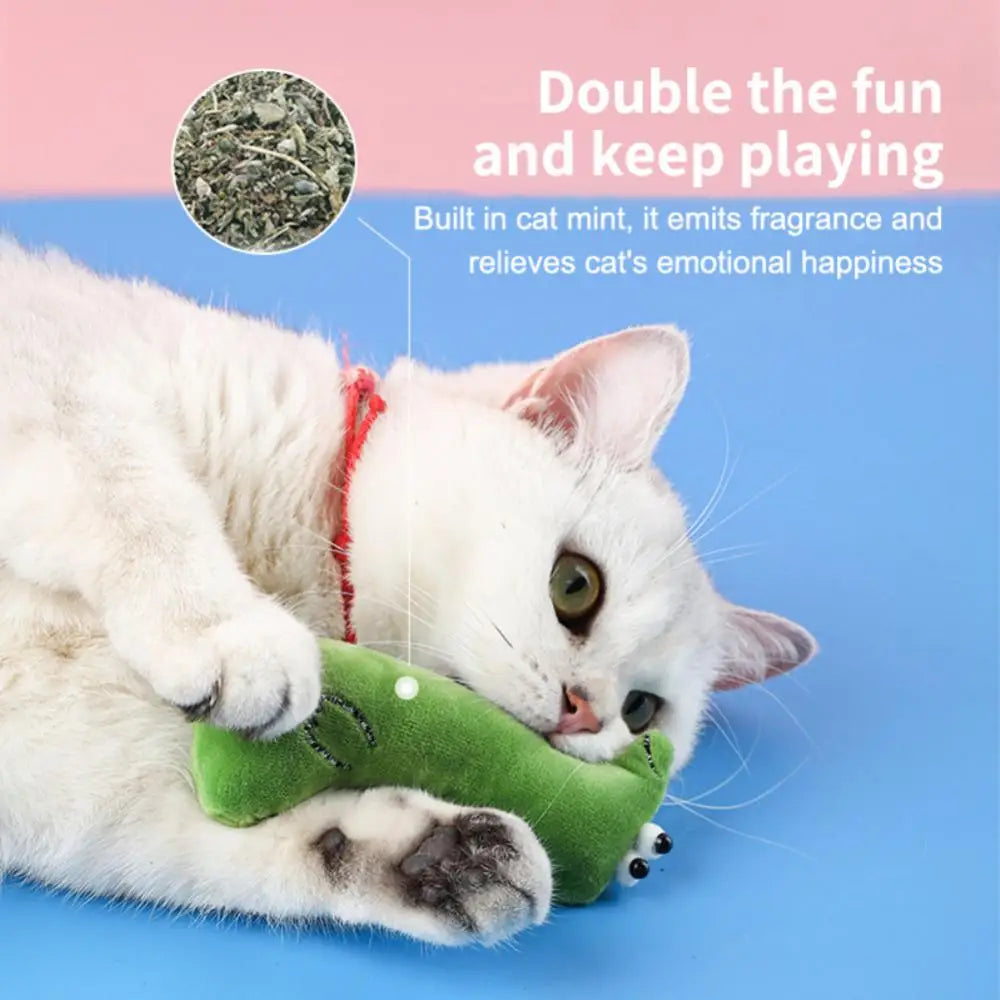 Catnip Toy Cats Products For Pets Cute Cat Toys For Kitten Teeth Grinding Cat Plush Toys Protect Mouth Pet Products Accessories