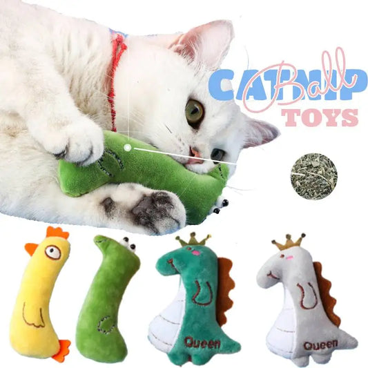 Catnip Toy Cats Products For Pets Cute Cat Toys For Kitten Teeth Grinding Cat Plush Toys Protect Mouth Pet Products Accessories