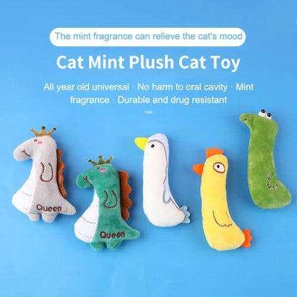 Catnip Toy Cats Products For Pets Cute Cat Toys For Kitten Teeth Grinding Cat Plush Toys Protect Mouth Pet Products Accessories